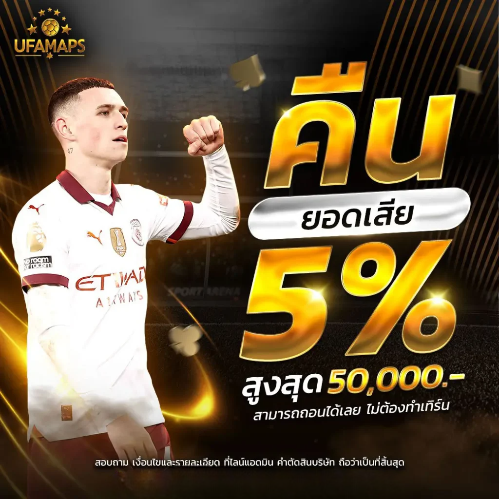 คืนยอดเสีย 5 %